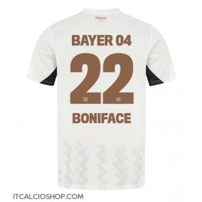 Bayer Leverkusen Victor Boniface #22 Seconda Maglia 2024-25 Manica Corta